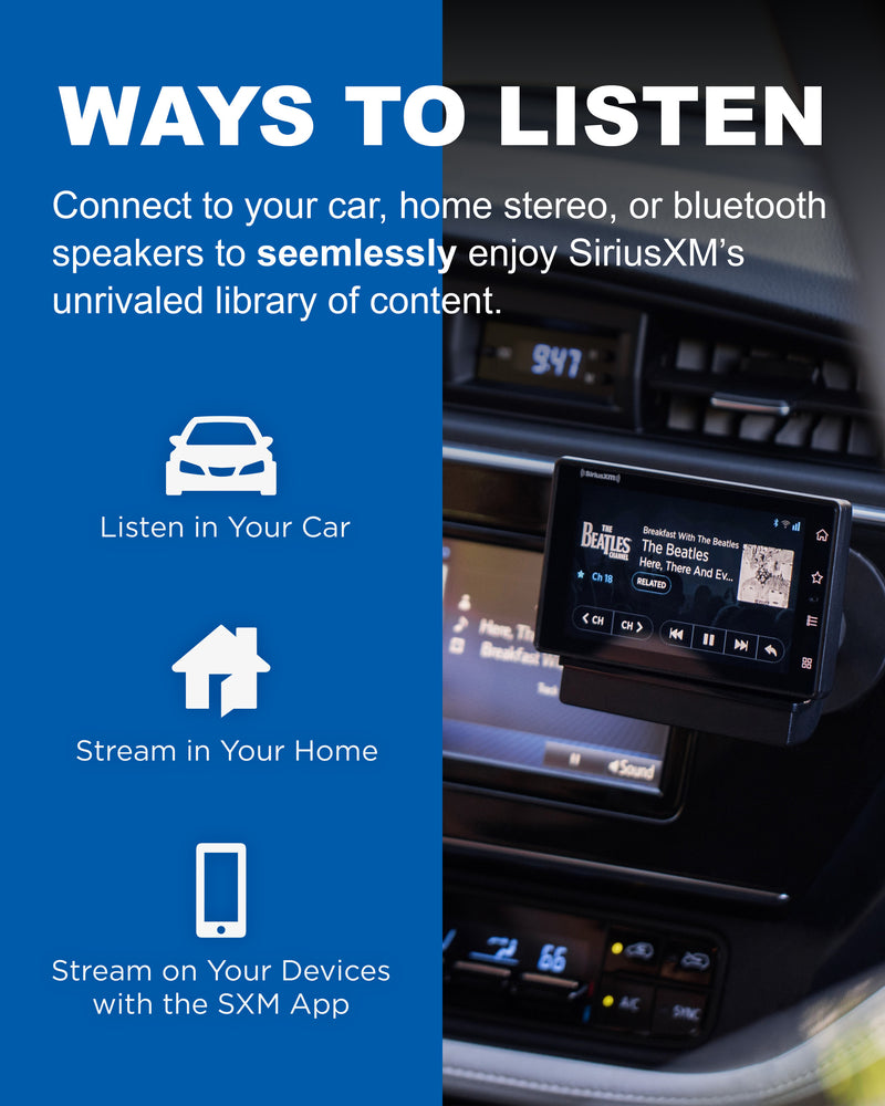 Sirius XM Tour Radio 360L Touch Screen With Bluetooth And Vehicle Kit (SXWB1V1) - Extreme Electronics