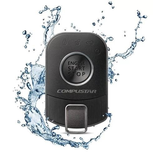Compustar PRO R5, IPX-7 Waterproof 2 X 2-Way LED IPX-7 Waterproof 1-Button 2-Miles Range Remote Starter System (RFP2WR5SF) - Extreme Electronics
