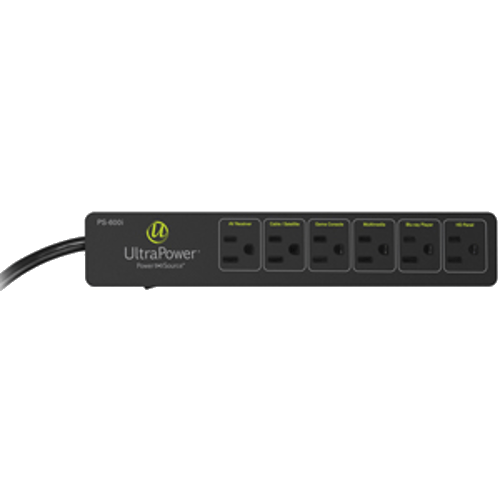 ULTRALINK Power 6 Outlet Surge Protector (PS600I) - Extreme Electronics