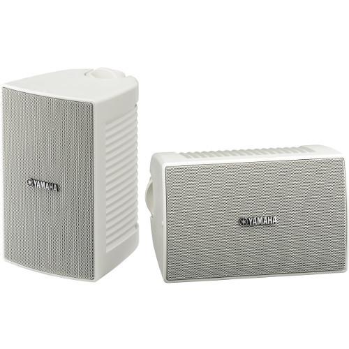 YAMAHA White 4" 80 Watt All Weather Outdoor Loudspeakers, Pair (NSAW194W) - Extreme Electronics