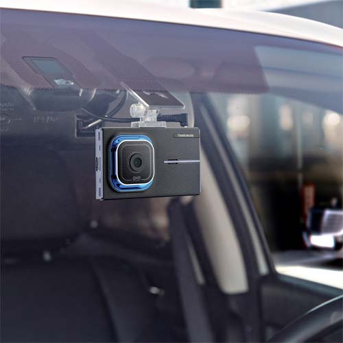 Thinkware X1000 Dual Channel Dash Cam 2K QHD 2560 x 1440 Front and Rear Cam, 156° Wide Angle Dashboard Camera Recorder with G-Sensor, Sony Sensor, Parking Mode, 3.5” LCD Touchscreen, Night Vision (X1000D32H) - Extreme Electronics 