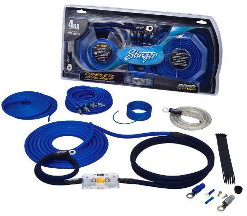 STINGER Elite 4GA 6000 Series Amplifier Wiring Kit (SK6641) - Extreme Electronics
