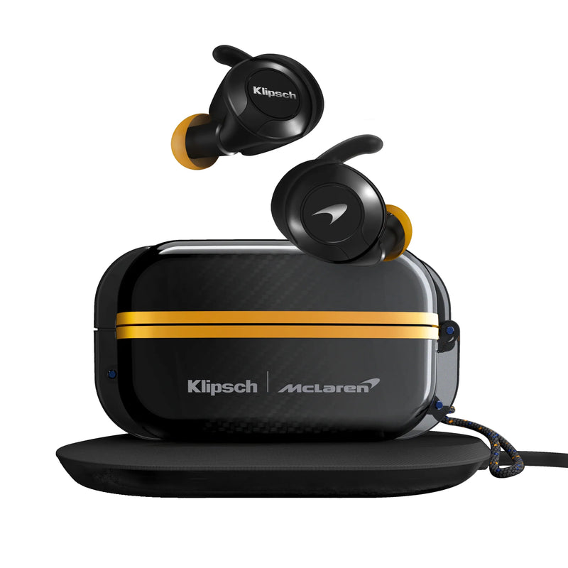 Klipsch Sport True Wireless Headphones Mclaren Edition (T5TWIISM) - Extreme Electronics