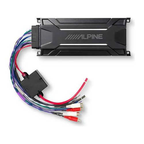 ALPINE Compact All-Weather 4-Channel Amplifier, 75 Watt RMS x 4 (KTA30FW) - Extreme Electronics