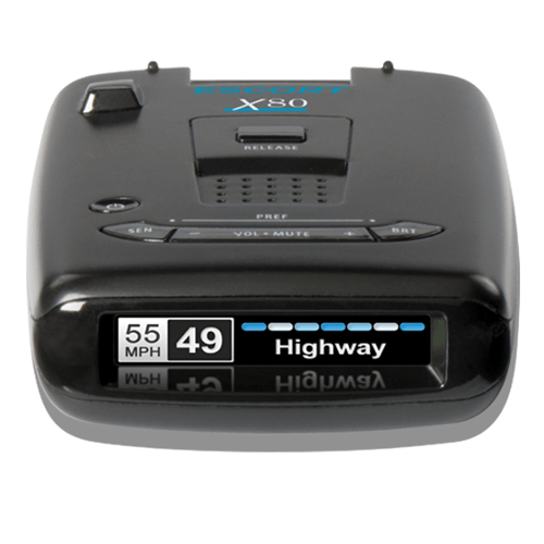 ESCORT Passport X80 Radar Detector with Bluetooth, Multi-Color Display and Auto Learn Technology - Extreme Electronics