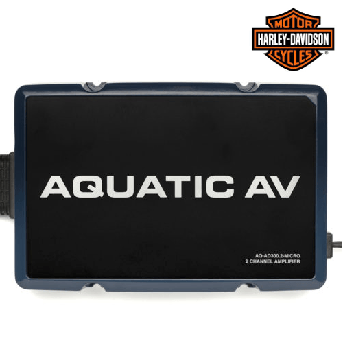 AQUATIC AV 2 Channel Harley Davidson Amplifier (AQAD3002MICRO) - Extreme Electronics