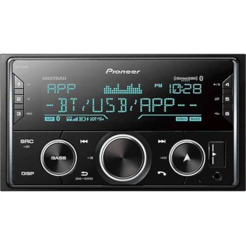 Pioneer Premium Double DIN CD Bluetooth Receiver with Smart Sync and  MIXTRAX (FHS722BS)