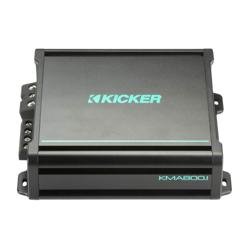 Kicker Mono Marine Amplifier — 600 watts RMS x 1 at 1 ohm (48KMA8001) - Extreme Electronics