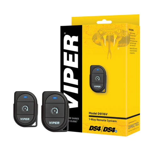 Viper 1 Way 1 Button Remote Car Starter with 1500 ft Range (D9116VDS4) - Extreme Electronics