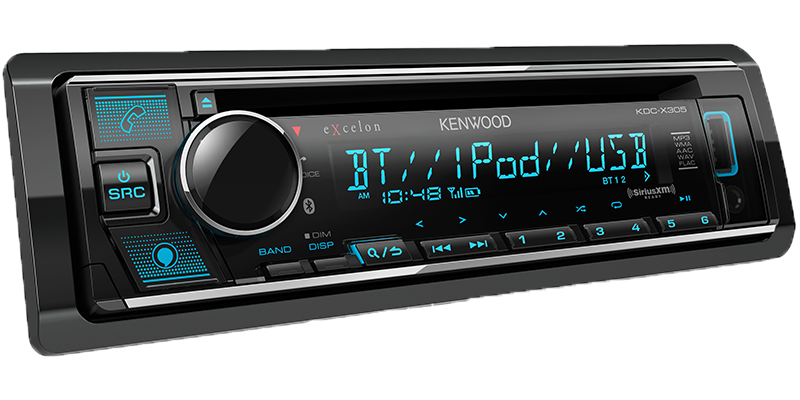 Kenwoood CD-Receiver with Bluetooth (KDCX305) - Extreme Electronics