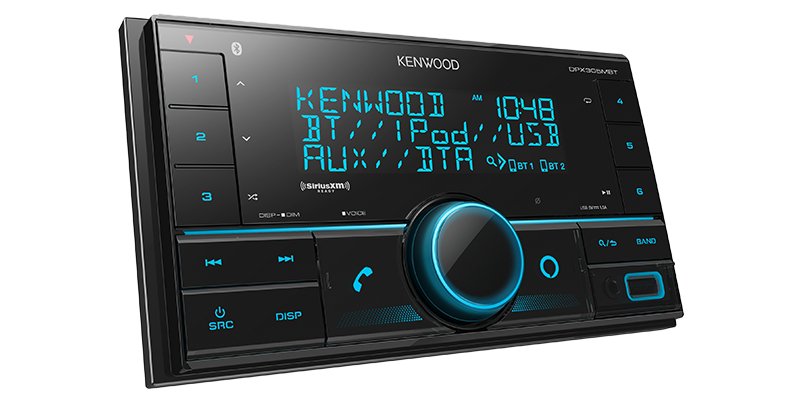 Kenwood Dual Din Sized Digital Media Receiver with Bluetooth (DPX305MBT) - Extreme Electronics