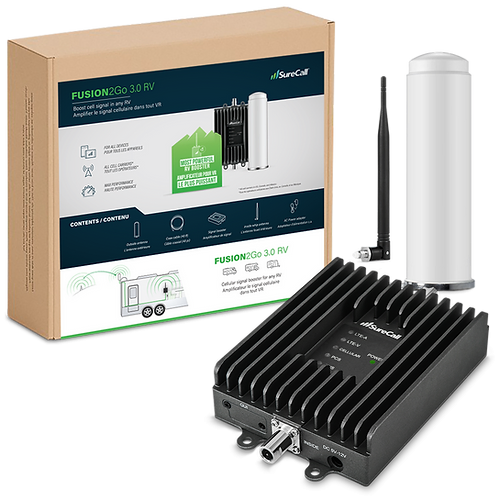 SureCall Fusion2Go 3.0 RV Signal Booster 3G, 4G/LTE and 5G (SCFUSION2GO3RVCA) - Extreme Electronics