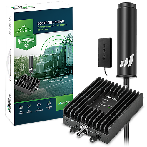 SureCall Fusion2Go 3.0 OTR Signal Booster for Trucks, Vans, Semis and Big Rigs 3G, 4G/LTE and 5G (SCFUSION2Go3OTR) - Extreme Electronics