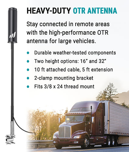SureCall Fusion2Go 3.0 OTR Signal Booster for Trucks, Vans, Semis and Big Rigs 3G, 4G/LTE and 5G (SCFUSION2Go3OTR) - Extreme Electronics