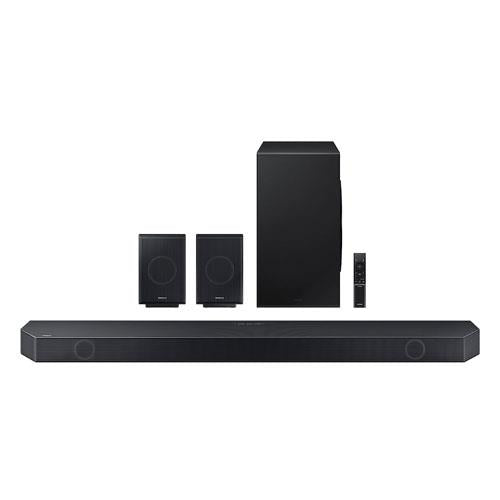 Samsung Q Series 11.1.4 Ch. Dolby Atmos Soundbar w/ Rear Speakers (HWQ990C) - Extreme Electronics