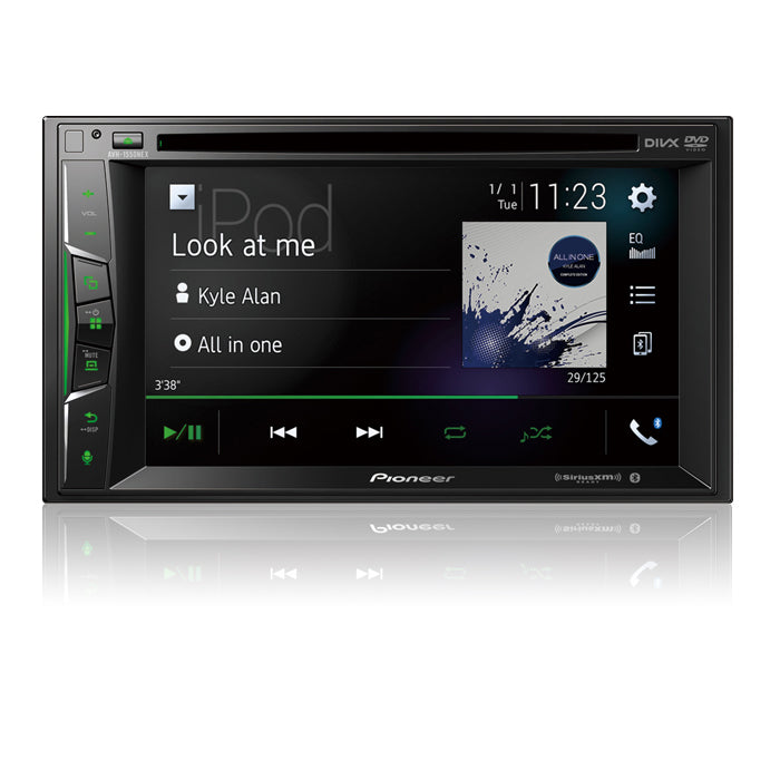 Pioneer Premium 6.2" DVD Bluetooth Receiver Apple CarPlay SiriusXM Ready (AVH1550NEX) - Extreme Electronics