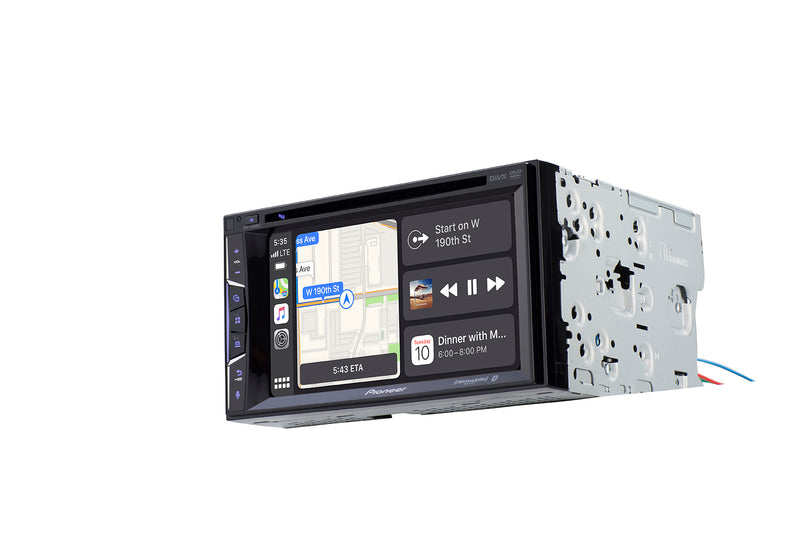 Pioneer Premium 6.2" DVD Bluetooth Receiver Apple CarPlay SiriusXM Ready (AVH1550NEX) - Extreme Electronics
