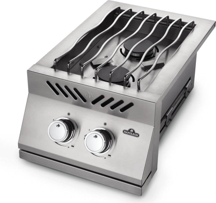 Napoleon Built In 500 Series Inline Dual Range Top Burner With Steinless Steel Cover (BI12RTNSS) - Extreme Electronics