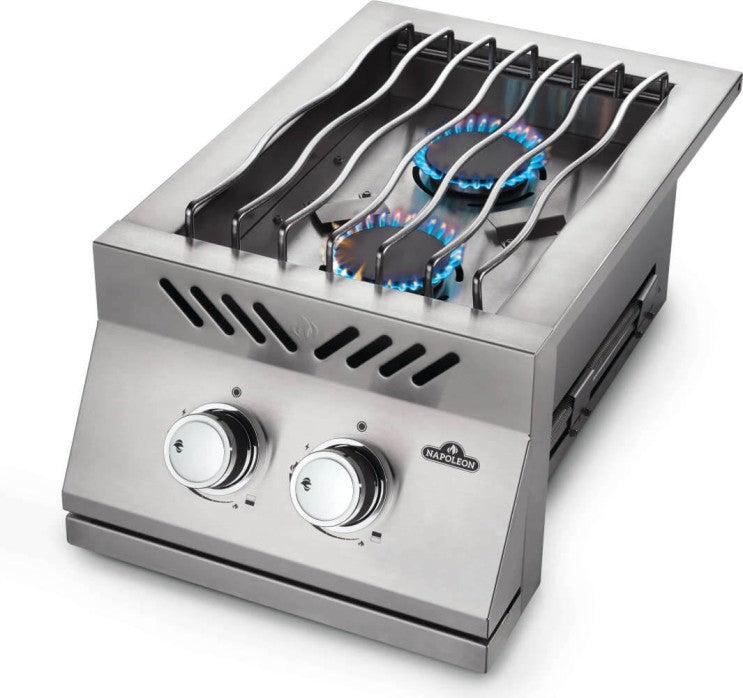 Napoleon Built In 500 Series Inline Daula Range Top Burner With Stainless Steel Cover (BI2RTPSS) - Extreme Electronics