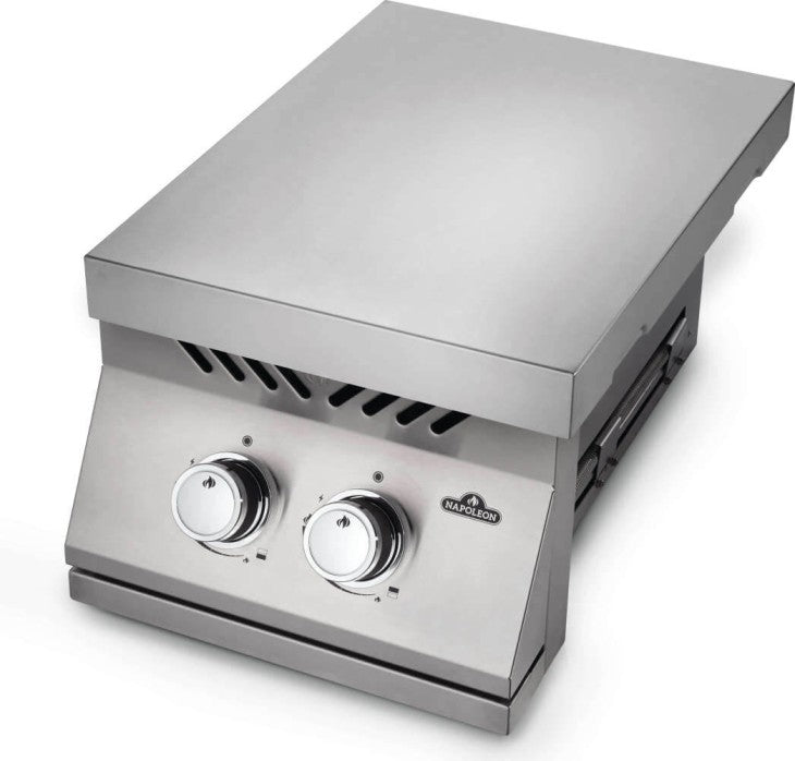 Napoleon Built In 500 Series Inline Dual Range Top Burner With Steinless Steel Cover (BI12RTNSS) - Extreme Electronics