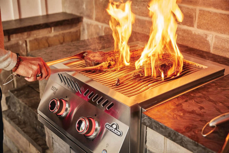 Napoleon Built In 700 Series Dual Infrared Burner With Stainless Steel Cover (BIB18IRNSS) - Extreme Electronics