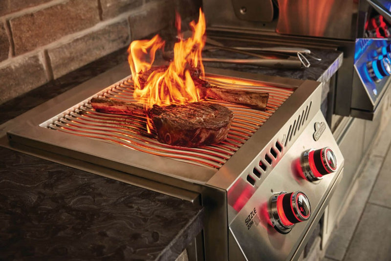 Napoleon Built In 700 Series Dual Infrared Burner With Stainless Steel Cover (BIB18IRPSS) - Extreme Electronics