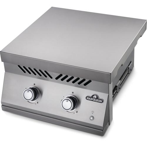 Napoleon Built In 700 Series Dual Range Top Burner With Stainless Steel Cover (BIB18RTNSS) - Extreme Electronics