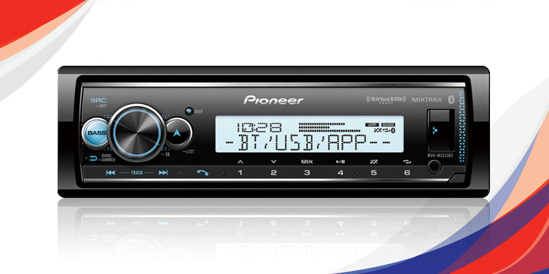 Pioneer In Dash Amazon Alexa Pioneer Smart Sync Bluetooth Android Iphone Audio Digital (MVH-MS512BS) - Extreme Electronics