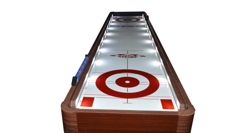 Cool Curling/ Shuffleboard And Dining Top 3 in 1 Game  8" (EDGEIII) - Extreme Electronics