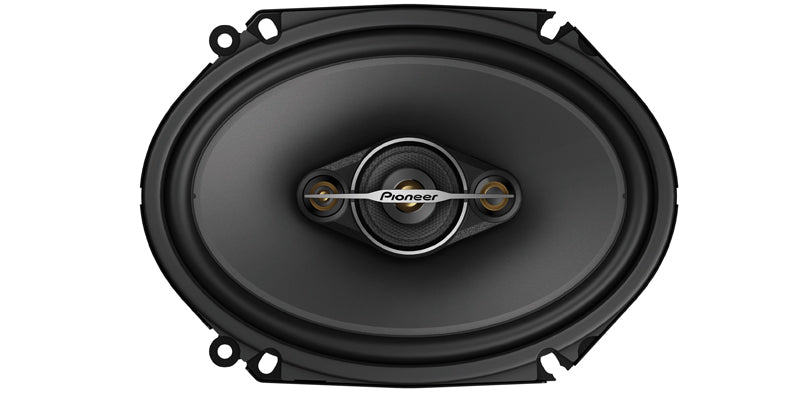 Pioneer 6" x 8" 4Way 350W Max Power Carbon/Mica reinforced Coaxial Speaker (TS-A6881F)Pair - Extreme Electronics