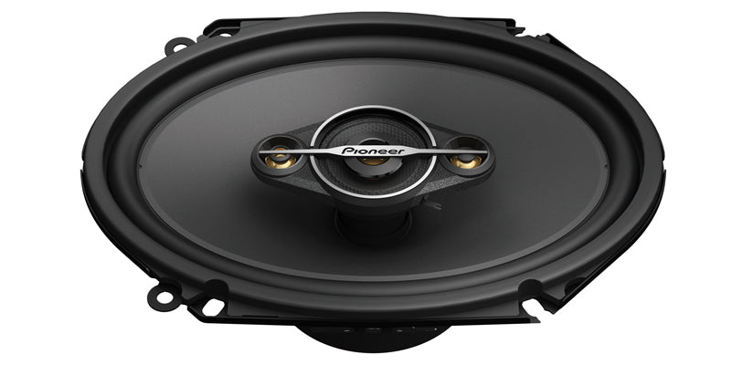 Pioneer 6" x 8" 4Way 350W Max Power Carbon/Mica reinforced Coaxial Speaker (TS-A6881F)Pair - Extreme Electronics