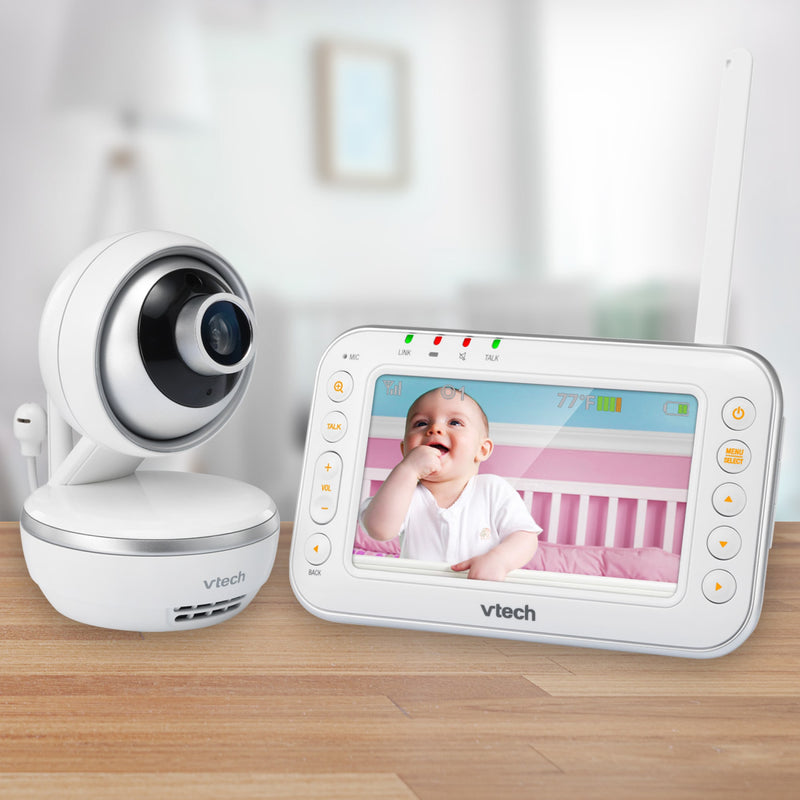 Vtech Digital Video Baby Monitor With Pn & Tilt Camera Wide Angle Lens And Standard Lens(VW4261) - Extreme Electronics