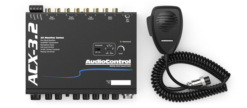 Audio control All Weather Equalizer & Crossover With Pagin Mic (ACX32) - Extreme Electronics