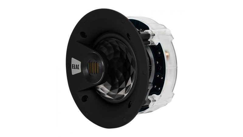 Elac 6.5" In Ceiling Speaker With JET Folded Ribbon Tweeter (IC-VJ63-W) - Extreme Electronics