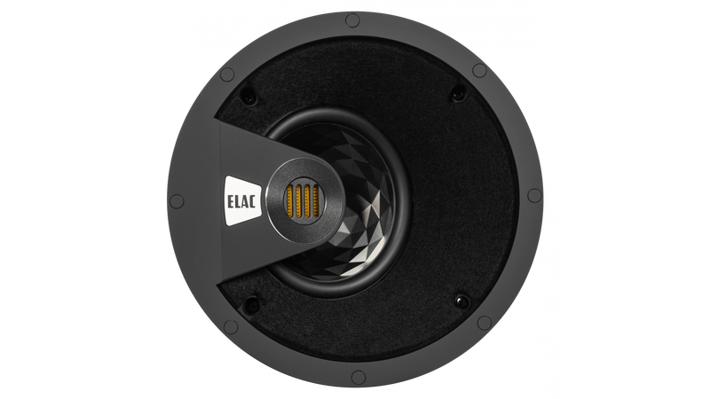 Elac 6.5" Angled In-Ceiling Speaker for Home Theater With 1" Jet Folded Ribbon Tweeter (IC-VJT63-W) - Extreme Electronics