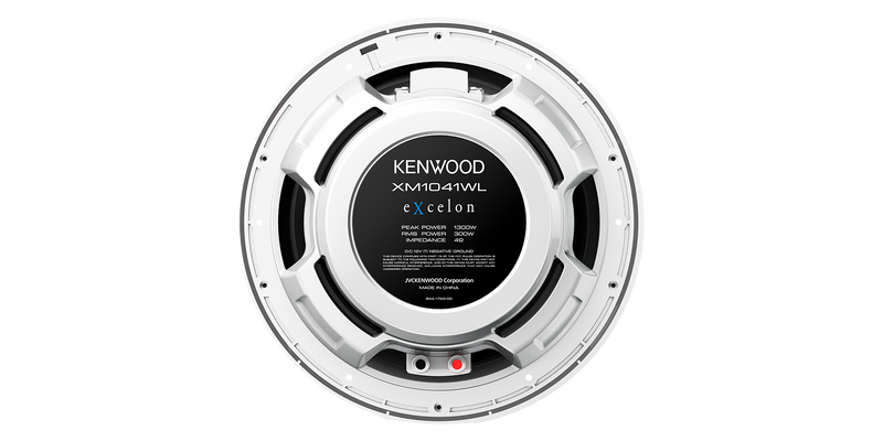 Kenwood 10" Powersports 10" Waterproof Subwoofer with Illumination and Remote (XM1041BL) - Extreme Electronics