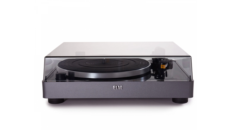 Elac Miracord 50 Turntable In Gloss Black/Silver Base (MRC501-GB) - Extreme Electronics