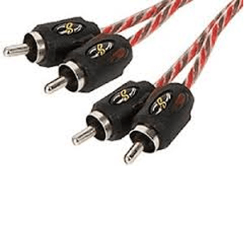 STINGER 3 Ft 4000 2 Channel Directional Twisted PR RCA - Extreme Electronics