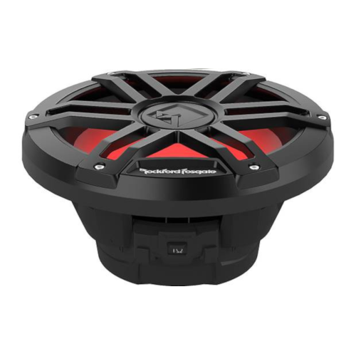 ROCKFORD FOSGATE M1 Series 10" Marine Subwoofer with Dual 4 Ohm Voice Coils and RGB LED Lighting, Black (M1D4-10B) - Extreme Electronics