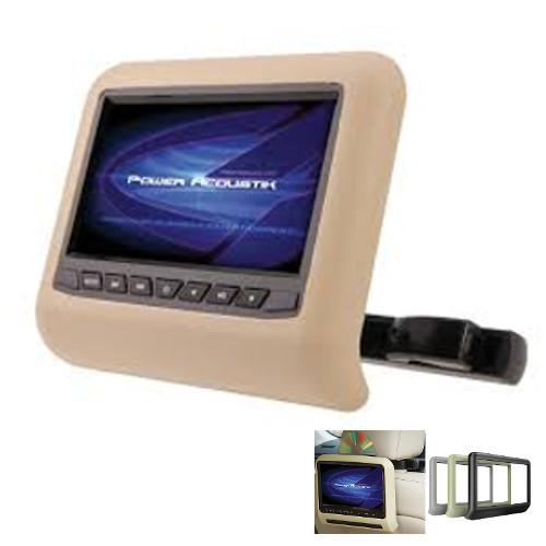 POWERACOUSTIK  Single 7" LCD Bracket Mount Monitor W/ Built-In DVD Player - Extreme Electronics