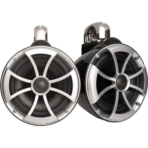 WET SOUNDS 600W 8" Marine Tower Speakers, Pair (ICON8B) - Extreme Electronics