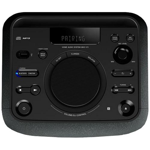 SONY High Power Audio System with Bluetooth / NFC / CD / LED Lighting and Karaoke (MHCV11C) - Extreme Electronics