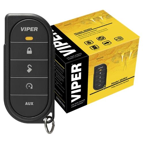 VIPER 1-Way 5 Button LED Remote Car Alarm With 1500 Ft range (VIPER3606V) Includes Installation - Extreme Electronics