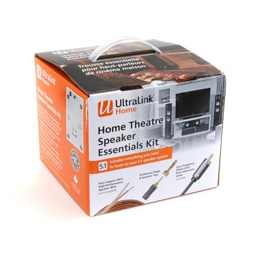 ULTRALINK Theater Speaker Essentials Kit for 5.1 Channel Speaker System (ULHTK16100) - Extreme Electronics