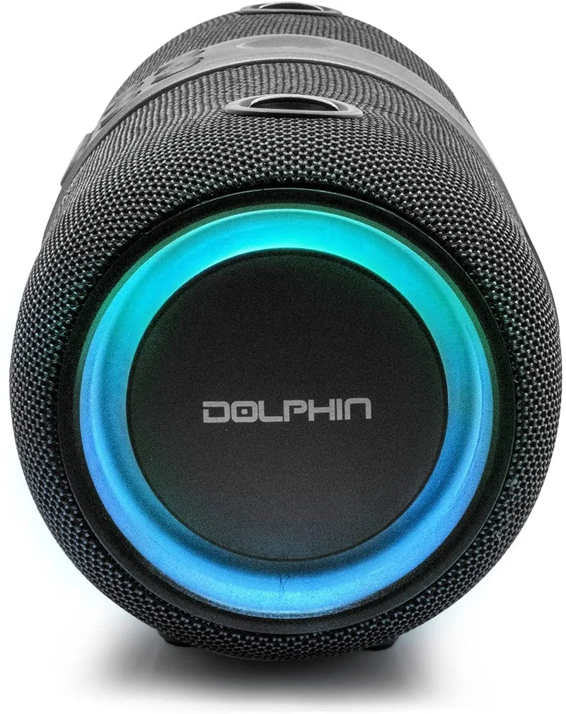 Dolphin Dual 3'' Waterproof Bluetooth Rechargeable Party Speaker with LED Lights and DSP (LX60) - Extreme Electronics
