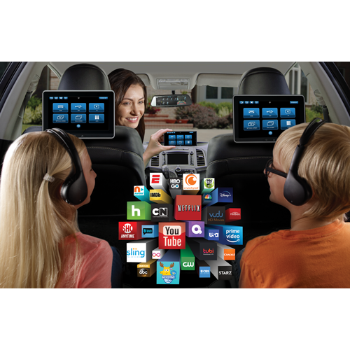 Voxx Dual 10.1" Seat Back Touchscreen Smart TV Entertainment Multimedia System  (ADVSB10MM2) - Extreme Electronics