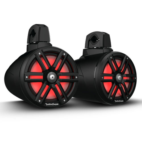 Rockford Fosgate M2WL-8B M2 8” Color Optix™ 2-Way Wake Tower Speakers - Black (M2WL8B) - Extreme Electronics