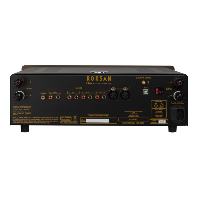 Roksan Black Integrated Amplifier  USB (BLAKAMPDAC/CHAR) - Extreme Electronics