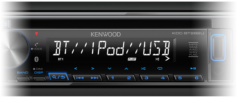Kenwood CD-Receiver with Bluetooth (KDCBT282U) - Extreme Electronics