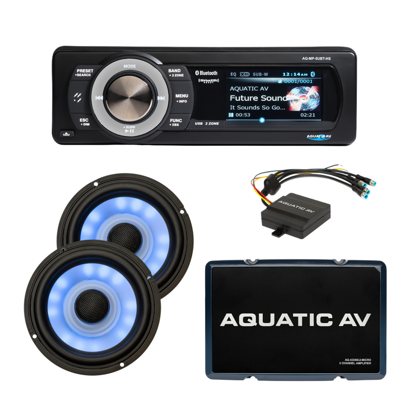 Aquatic AV Ultra RGB Kit For Harley Sound Systems (AQUHP3) - Extreme Electronics